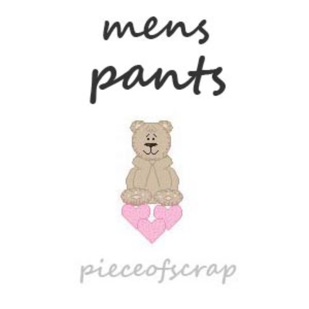 💕🐻 Shop‎ pieceofscrap Mens Pants 🐻💕